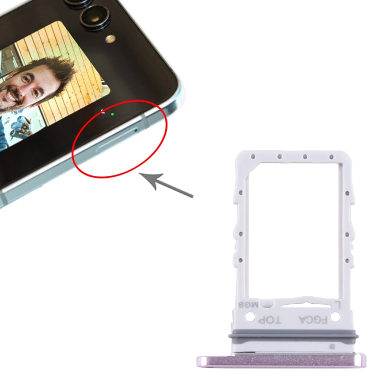 For Samsung Galaxy Z Flip5 SM-F731 Original SIM Card Tray (Purple) - free shipping - PMc TechLife - Order now!
