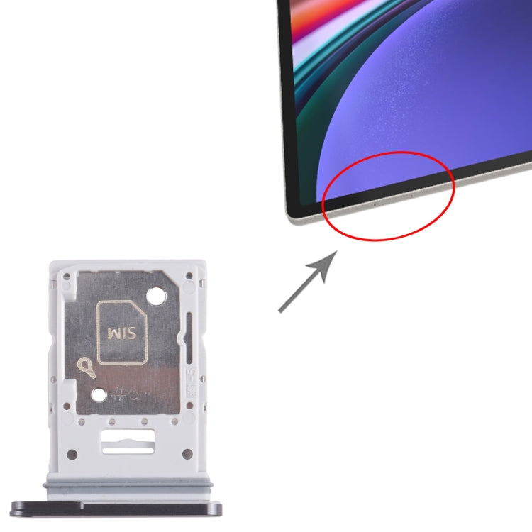For Samsung Galaxy Tab S9+ Original SIM + Micro SD Card Tray (Graphite) - free shipping - PMc TechLife - Order now!