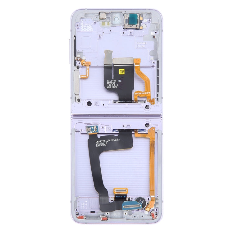For Samsung Galaxy Z Flip4 SM-F721 Original LCD Screen Digitizer Full Assembly with Frame (Purple) - free shipping - PMC TechLife - Order now!