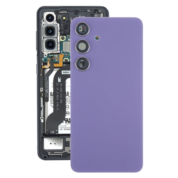 For Samsung Galaxy S24 SM-S921B OEM Battery Back Cover with Camera Lens Cover(Purple) - free shipping - PMc TechLife - Order now!