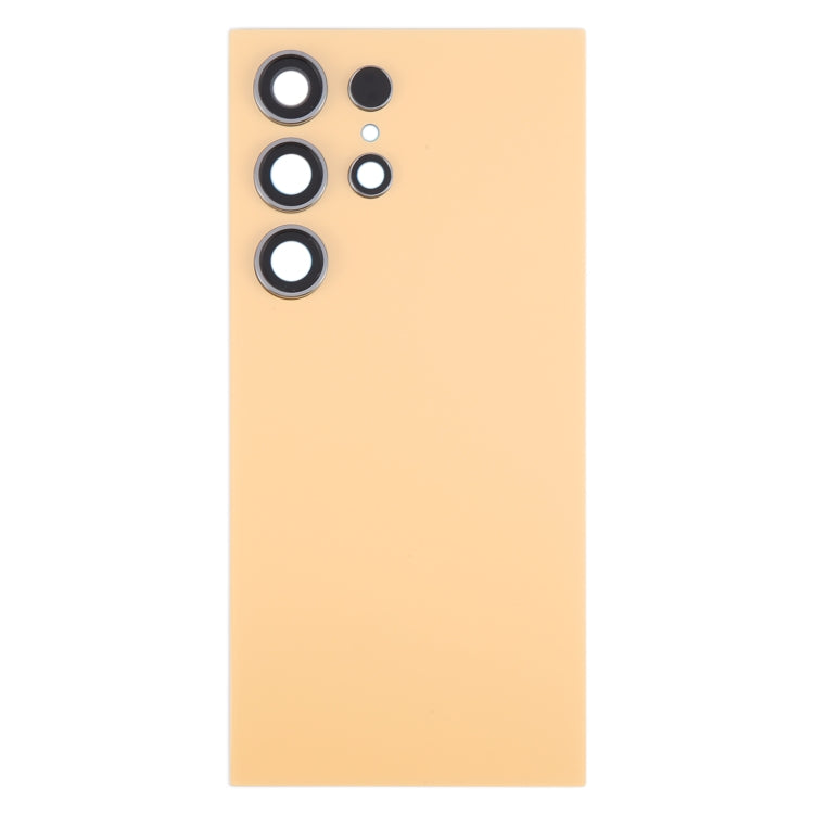 For Samsung Galaxy S24 Ultra SM-S928B OEM Battery Back Cover with Camera Lens Cover(Yellow) - free shipping - PMc TechLife - Order now!