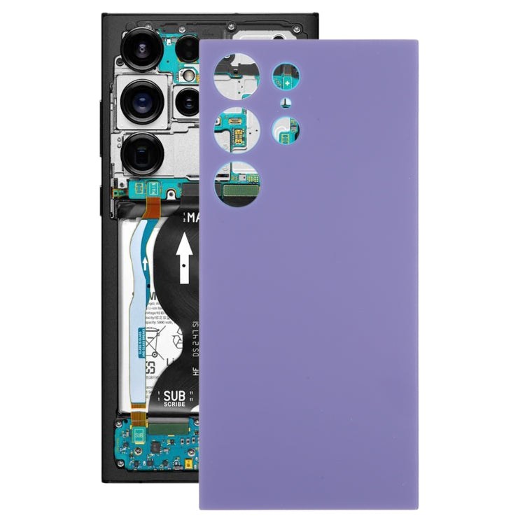 For Samsung Galaxy S24 Ultra SM-S928B OEM Battery Back Cover(Purple) - free shipping - PMc TechLife - Order now!