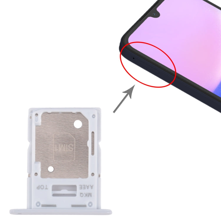 For Samsung Galaxy A15 4G SM-A155F Original SIM Card Tray + SIM / Micro SD Card Tray (Baby Blue) - free shipping - PMc TechLife - Order now!