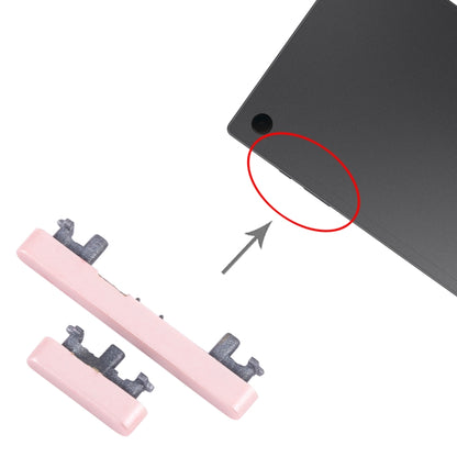 For Samsung Galaxy Tab A8 10.5 2021 SM-X200/X205 Original Power Button + Volume Control Button (Pink) - Home key & Side Key by PMC Jewellery | Online Shopping South Africa | PMC Jewellery | Buy Now Pay Later Mobicred