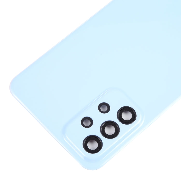 For Samsung Galaxy A23 4G SM-A235F Original Battery Back Cover with Camera Lens Cover(Blue) - free shipping - PMc TechLife - Order now!