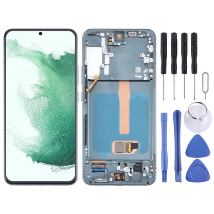 For Samsung Galaxy S22+ 5G SM-S906B Original LCD Screen Digitizer Full Assembly with Frame (Green) - LCD Screen by PMC Jewellery | Online Shopping South Africa | PMC Jewellery | Buy Now Pay Later Mobicred