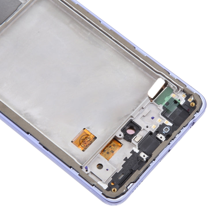 For Samsung Galaxy A72 4G SM-A725 6.43 inch OLED LCD Screen Digitizer Full Assembly with Frame (Purple) - free shipping - PMc TechLife - Order now!