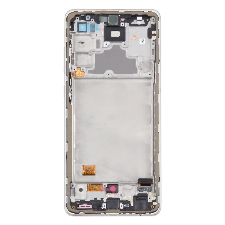 For Samsung Galaxy A72 4G SM-A725 6.43 inch OLED LCD Screen Digitizer Full Assembly with Frame (White) - free shipping - PMc TechLife - Order now!