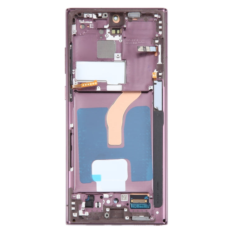 For Samsung Galaxy S22 Ultra 5G SM-S908B Original LCD Screen Digitizer Full Assembly with Frame (Purple) - free shipping - PMC TechLife - Order now!