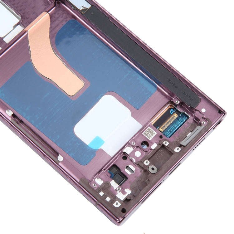 For Samsung Galaxy S22 Ultra 5G SM-S908B Original LCD Screen Digitizer Full Assembly with Frame (Purple) - free shipping - PMC TechLife - Order now!