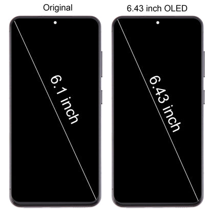 For Samsung Galaxy S23 SM-S911B 6.43 inch EU Version OLED LCD Screen Digitizer Full Assembly with Frame (Black) - LCD Screen by PMC Jewellery | Online Shopping South Africa | PMC Jewellery | Buy Now Pay Later Mobicred