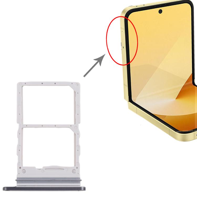 For Samsung Galaxy Z Flip6 SM-F741B Original SIM Card Tray (Black) - free shipping - PMc TechLife - Order now!