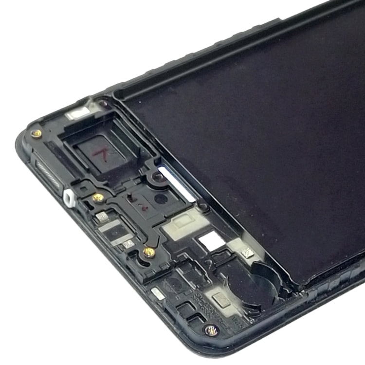 For Galaxy A7 (2018) / A750 Front Housing LCD Frame Bezel Plate (Black) - free shipping - PMc TechLife - Order now!