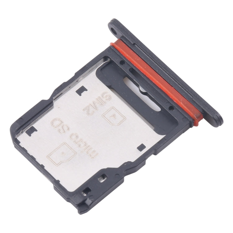 For Samsung Galaxy M55 SM-M556B Original SIM Card Tray + SIM Card Tray / Micro SD Card Tray (Black) - Galaxy M Series Parts by PMC Jewellery | Online Shopping South Africa | PMC Jewellery | Buy Now Pay Later Mobicred