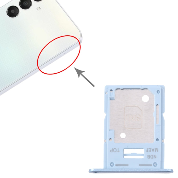 For Samsung Galaxy M15 SM-M156B Original SIM Card Tray + SIM Card Tray / Micro SD Card Tray (Blue) - free shipping - PMc TechLife - Order now!