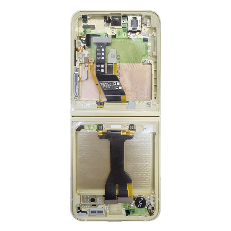 For Samsung Galaxy Z Flip6 SM-F741B Original LCD Screen Digitizer Full Assembly with Frame (Yellow) - free shipping - PMC TechLife - Order now!
