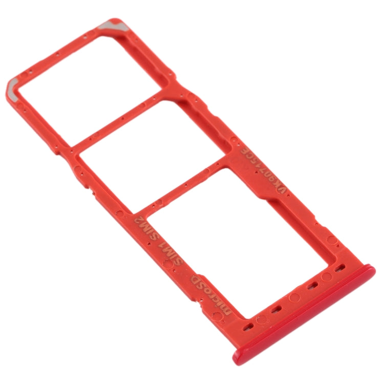 For Galaxy A10 SIM Card Tray + SIM Card Tray + Micro SD Card Tray (Red) - free shipping - PMc TechLife - Order now!