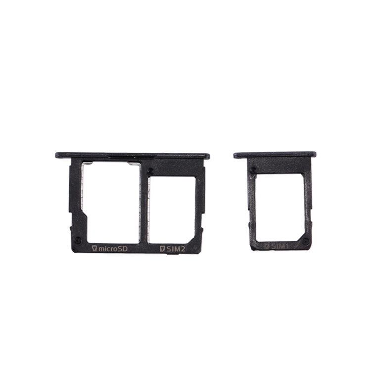 For Galaxy J5 Prime / G570 & J7 Prime / G610 SIM Card Tray + Micro SD & SIM Card Tray (Black) - free shipping - PMc TechLife - Order now!