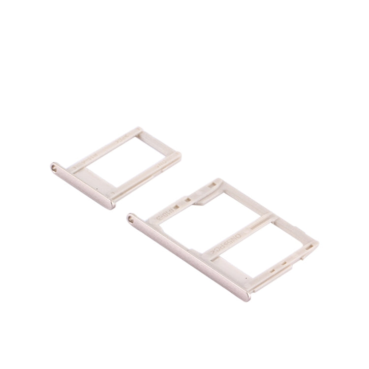 For Galaxy J5 Prime / G570 & J7 Prime / G610 SIM Card Tray + Micro SD & SIM Card Tray (Gold) - free shipping - PMc TechLife - Order now!