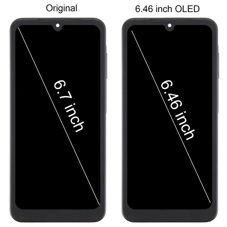 For Samsung Galaxy A26 SM-A266B 6.46 inch OLED LCD Screen Digitizer Full Assembly with Frame (Green) - free shipping - PMc TechLife - Order now!