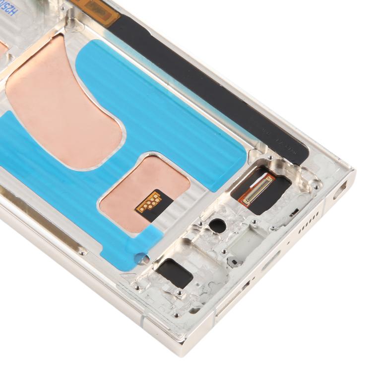 For Samsung Galaxy S23 Ultra SM-S918B 6.72 inch TFT LCD Screen Digitizer Full Assembly with Frame, Not Supporting Fingerprint Identification (Gold) - free shipping - PMC TechLife - Order now!