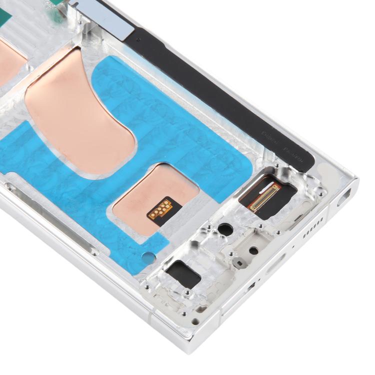 For Samsung Galaxy S23 Ultra SM-S918B 6.72 inch TFT LCD Screen Digitizer Full Assembly with Frame, Not Supporting Fingerprint Identification (Silver) - free shipping - PMC TechLife - Order now!
