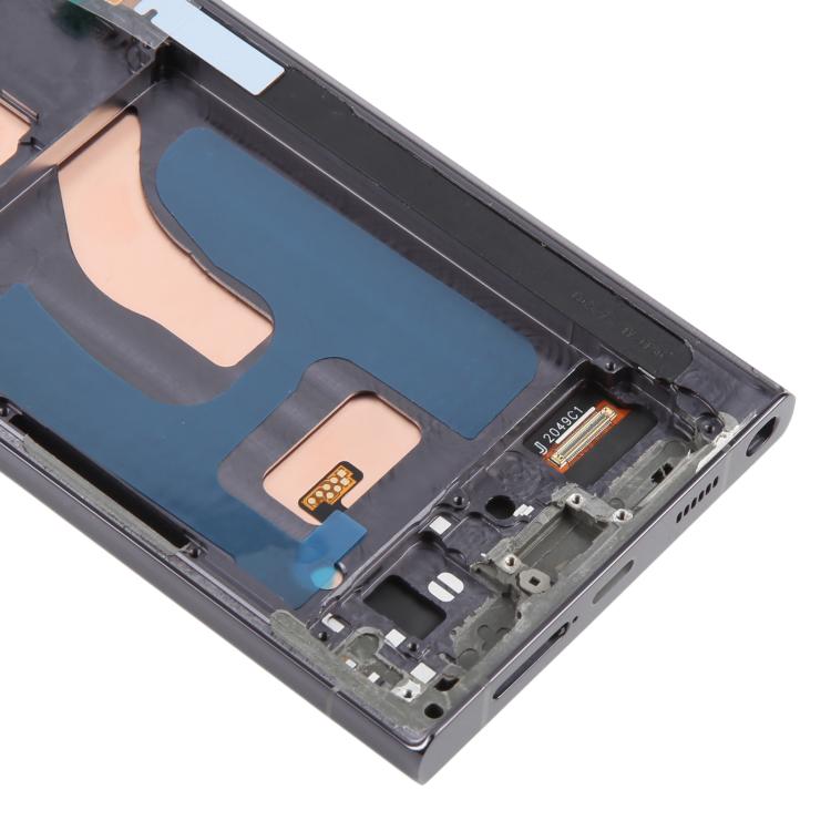 For Samsung Galaxy S22 Ultra SM-S908B 6.72 inch TFT LCD Screen Digitizer Full Assembly with Frame, Not Supporting Fingerprint Identification (Grey) - free shipping - PMC TechLife - Order now!