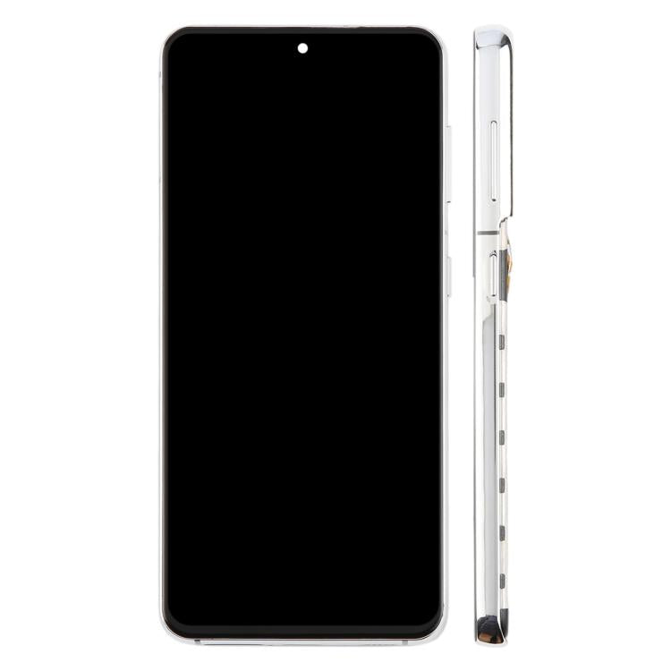 For Samsung Galaxy S21 5G SM-G991B 6.12 inch TFT LCD Screen Digitizer Full Assembly with Frame, Not Supporting Fingerprint Identification (Silver) - free shipping - PMC TechLife - Order now!