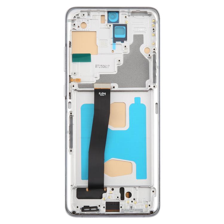 For Samsung Galaxy S20 Ultra SM-G988B 6.78 inch TFT LCD Screen Digitizer Full Assembly with Frame, Not Supporting Fingerprint Identification (Grey) - free shipping - PMC TechLife - Order now!