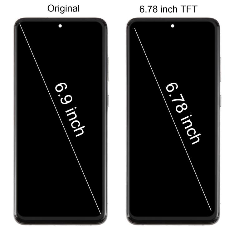 For Samsung Galaxy S20 Ultra SM-G988B 6.78 inch TFT LCD Screen Digitizer Full Assembly with Frame, Not Supporting Fingerprint Identification (Black) - free shipping - PMC TechLife - Order now!