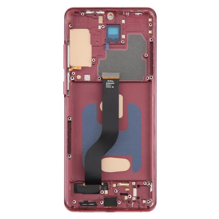 For Samsung Galaxy S20+ SM-G985F 6.58 inch TFT LCD Screen Digitizer Full Assembly with Frame, Not Supporting Fingerprint Identification (Red) - free shipping - PMC TechLife - Order now!