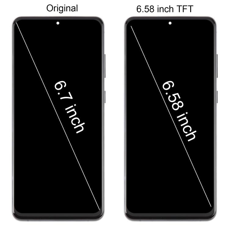 For Samsung Galaxy S20+ SM-G985F 6.58 inch TFT LCD Screen Digitizer Full Assembly with Frame, Not Supporting Fingerprint Identification (Silver) - free shipping - PMC TechLife - Order now!
