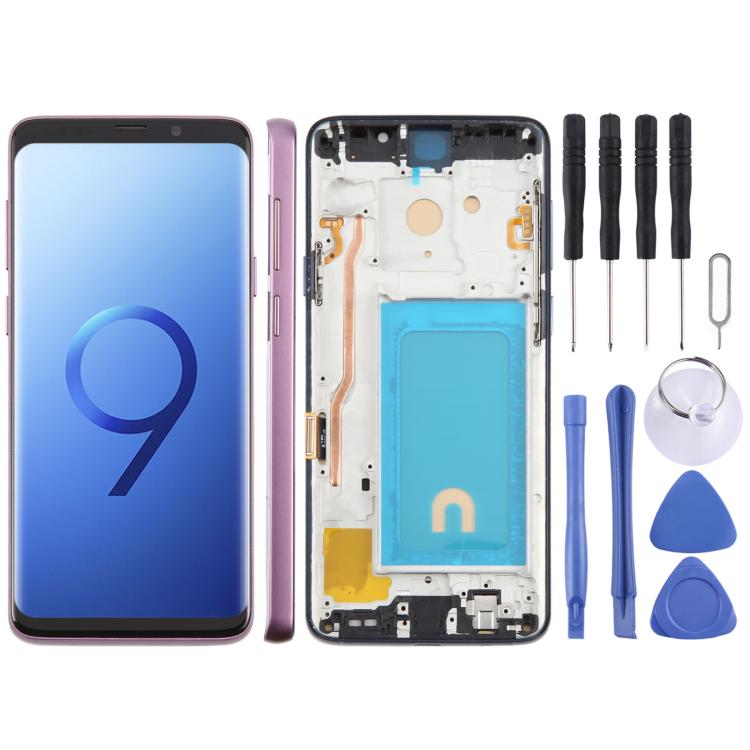 For Samsung Galaxy S9+ SM-G965F 6.18 inch TFT LCD Screen Digitizer Full Assembly with Frame (Purple) - free shipping - PMC TechLife - Order now!