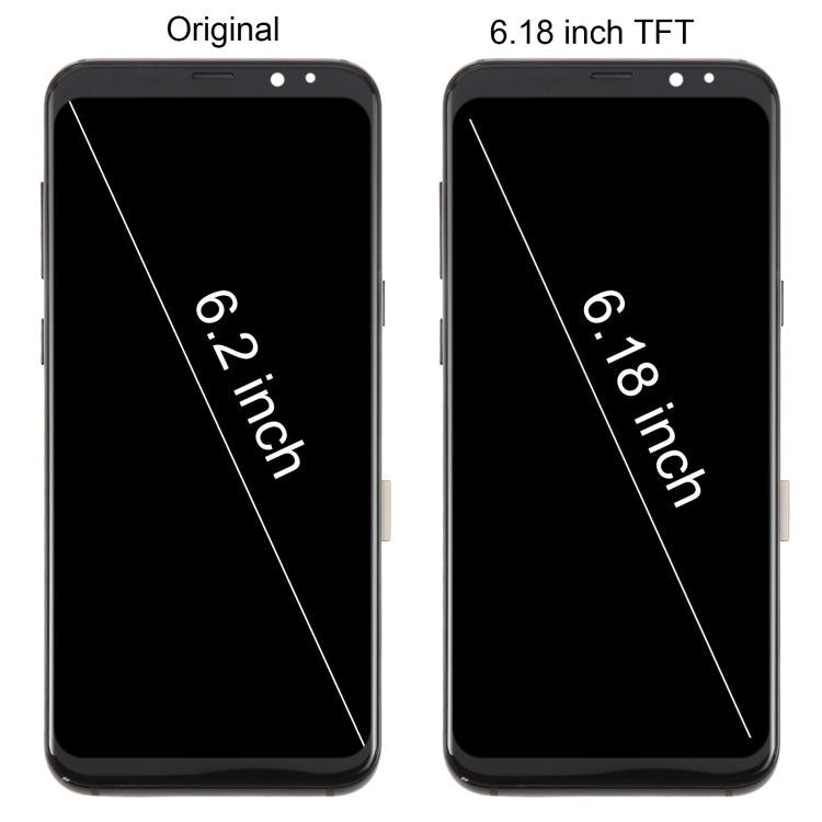 For Samsung Galaxy S8+ SM-G955F 6.18 inch TFT LCD Screen Digitizer Full Assembly with Frame (Blue) - free shipping - PMC TechLife - Order now!