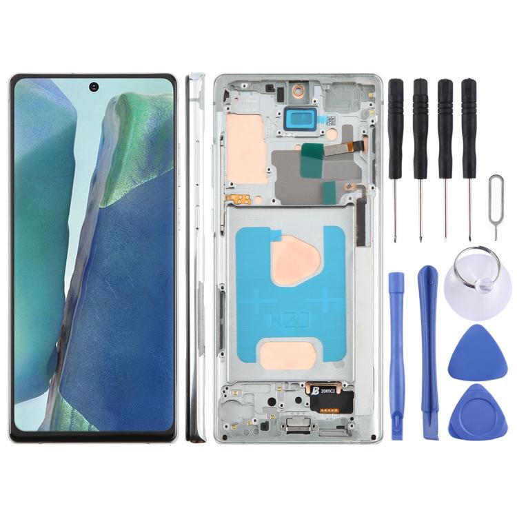 For Samsung Galaxy Note20 SM-N980F 6.6 inch TFT LCD Screen Digitizer Full Assembly with Frame, Not Supporting Fingerprint Identification (Green) - free shipping - PMC TechLife - Order now!