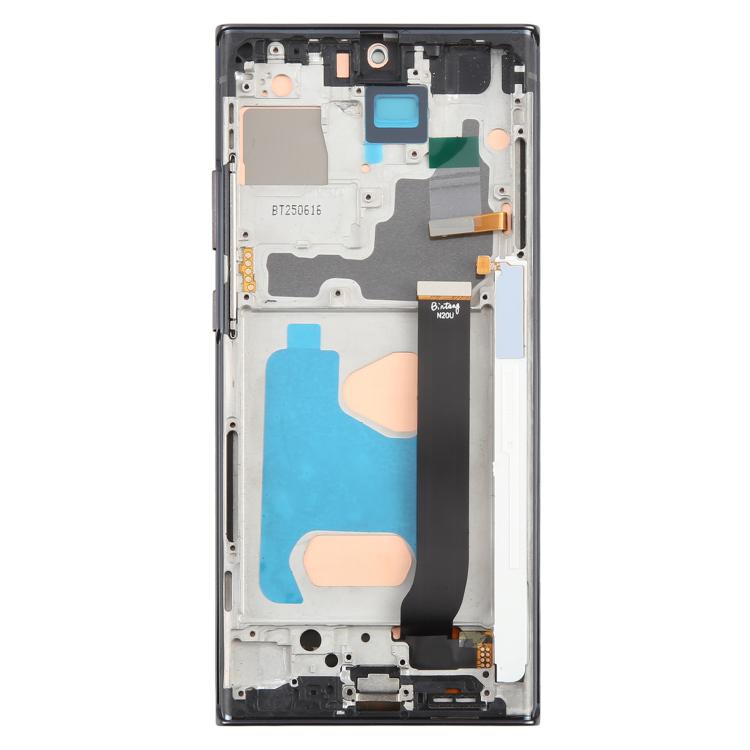 For Samsung Galaxy Note20 Ultra SM-N986B 6.72 inch TFT LCD Screen Digitizer Full Assembly with Frame, Not Supporting Fingerprint Identification (Black) - free shipping - PMC TechLife - Order now!