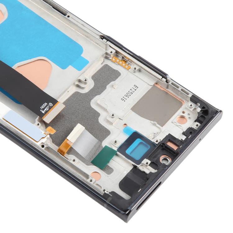 For Samsung Galaxy Note20 Ultra SM-N986B 6.72 inch TFT LCD Screen Digitizer Full Assembly with Frame, Not Supporting Fingerprint Identification (Black) - free shipping - PMC TechLife - Order now!