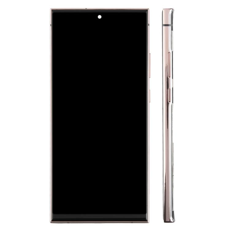 For Samsung Galaxy Note20 Ultra SM-N986B 6.72 inch TFT LCD Screen Digitizer Full Assembly with Frame, Not Supporting Fingerprint Identification (Gold) - free shipping - PMC TechLife - Order now!