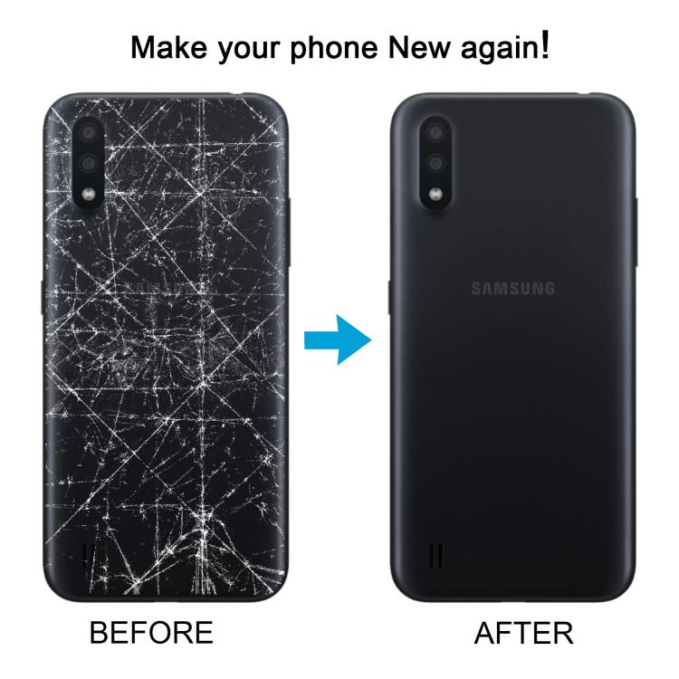 For Samsung Galaxy A01 SM-A015F Back Cover with Camera Lens Cover(Gray) - free shipping - PMC TechLife - Order now!