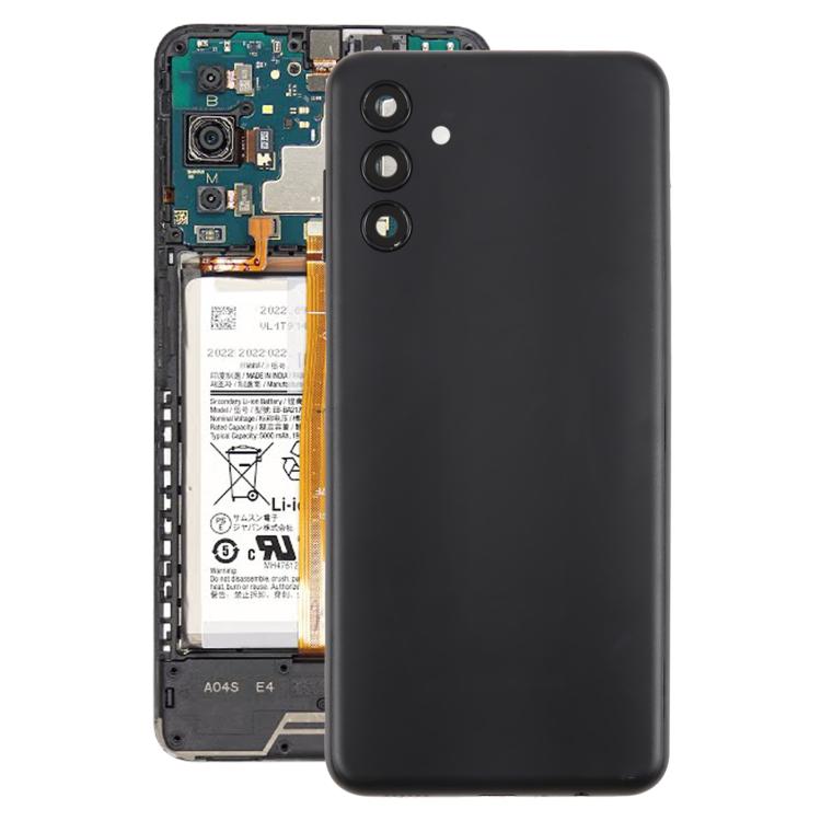 For Samsung Galaxy A04s SM-A047F Back Cover with Camera Lens Cover(Black) - free shipping - PMC TechLife - Order now!