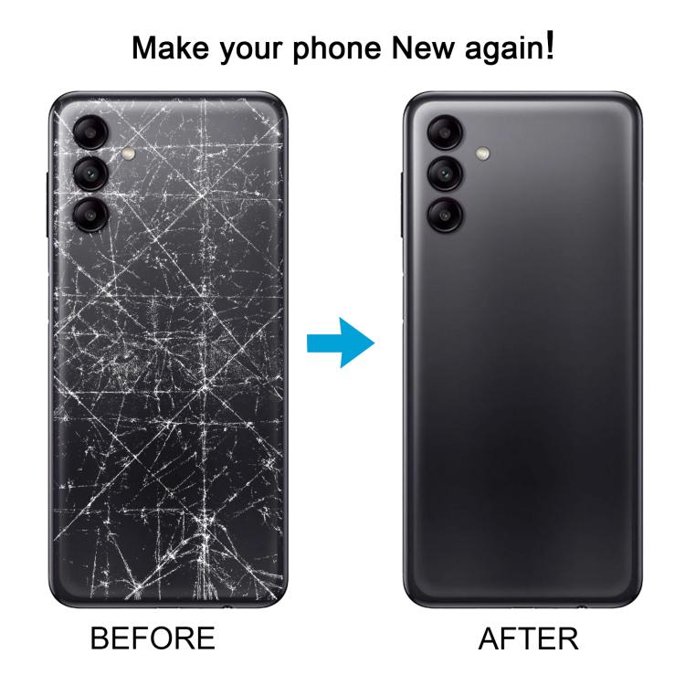 For Samsung Galaxy A04s SM-A047F Back Cover with Camera Lens Cover(Black) - free shipping - PMC TechLife - Order now!