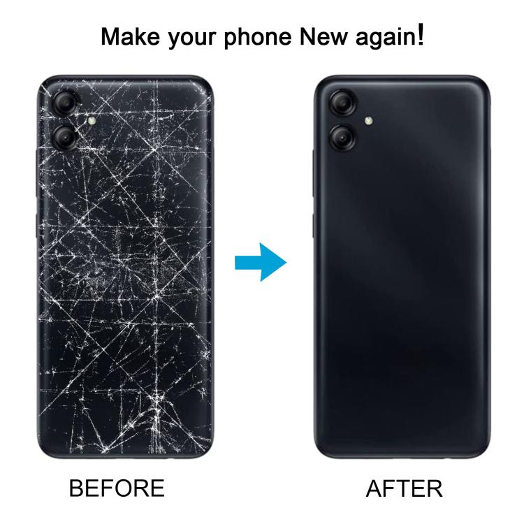 For Samsung Galaxy A04 SM-A045F Back Cover with Camera Lens Cover(Black) - free shipping - PMC TechLife - Order now!
