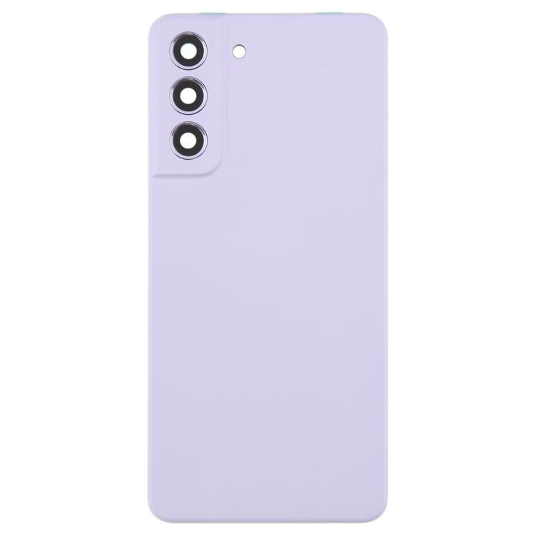 For Samsung Galaxy S21 FE SM-G990B Back Cover with Camera Lens Cover(Purple) - free shipping - PMC TechLife - Order now!