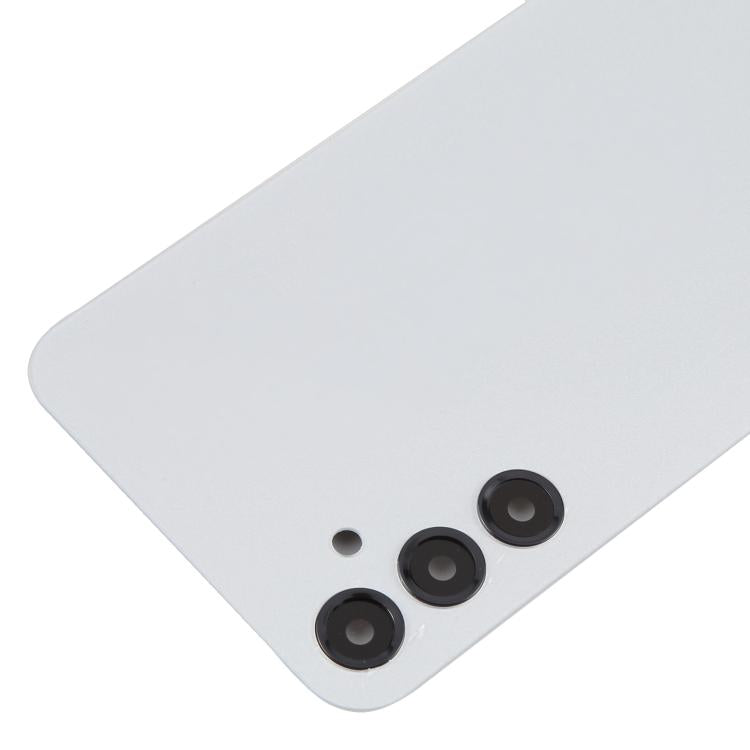 For Samsung Galaxy A24 SM-A245 Back Cover with Camera Lens Cover(Silver) - free shipping - PMC TechLife - Order now!