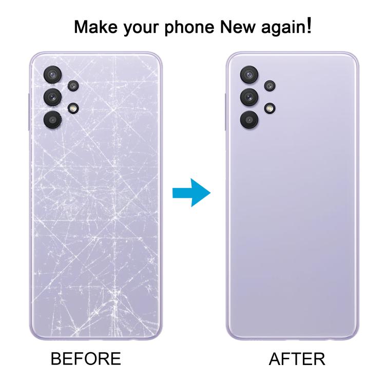 For Samsung Galaxy A32 4G SM-A325F Battery Back Cover with Camera Lens Cover(Purple) - free shipping - PMC TechLife - Order now!