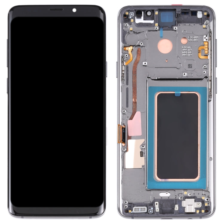 Original Super AMOLED LCD Screen for Galaxy S9 / G960F / DS / G960U / G960W / G9600 Digitizer Full Assembly with Frame (Grey) - free shipping - PMc TechLife - Order now!