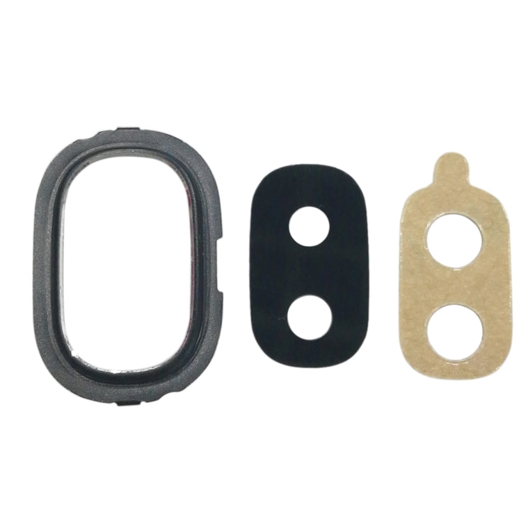 For Galaxy J4, J400F/DS, J400G/DS 10pcs Back Camera Bezel with Lens Cover & Adhesive (Black) - free shipping - PMc TechLife - Order now!