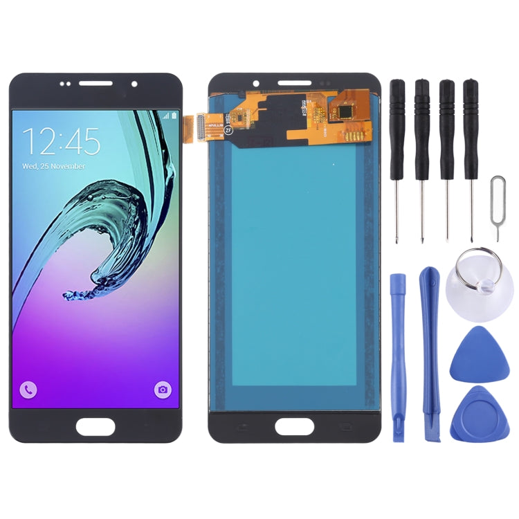 LCD Screen and Digitizer Full Assembly (TFT Material) for Galaxy A7 (2016), A710F, A710F/DS, A710FD, A710M, A710M/DS, A710Y/DS, A7100(Black) - free shipping - PMc TechLife - Order now!