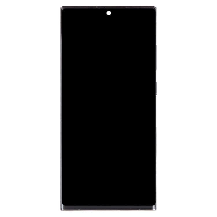 For Samsung Galaxy S23 Ultra 5G SM-S918U US Edition 6.78 inch OLED LCD Screen Digitizer Full Assembly with Frame (Black) - free shipping - PMc TechLife - Order now!