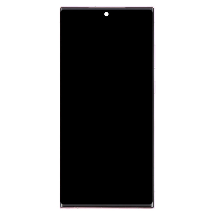 For Samsung Galaxy S23 Ultra 5G SM-S918U US Edition 6.78 inch OLED LCD Screen Digitizer Full Assembly with Frame (Purple) - free shipping - PMc TechLife - Order now!